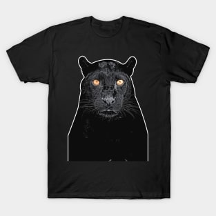 Black panther Sticker T-Shirt